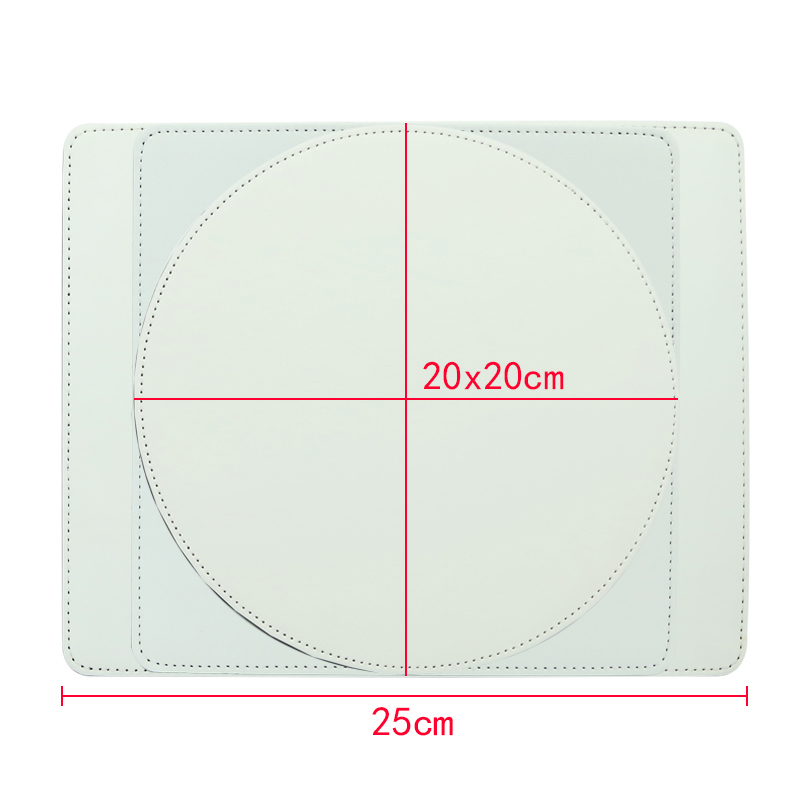 Mouse Pad din piele PU pentru sublimare - dreptunghi
