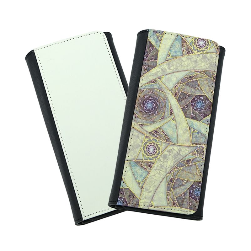 Portofel din piele cu sublimare trifold