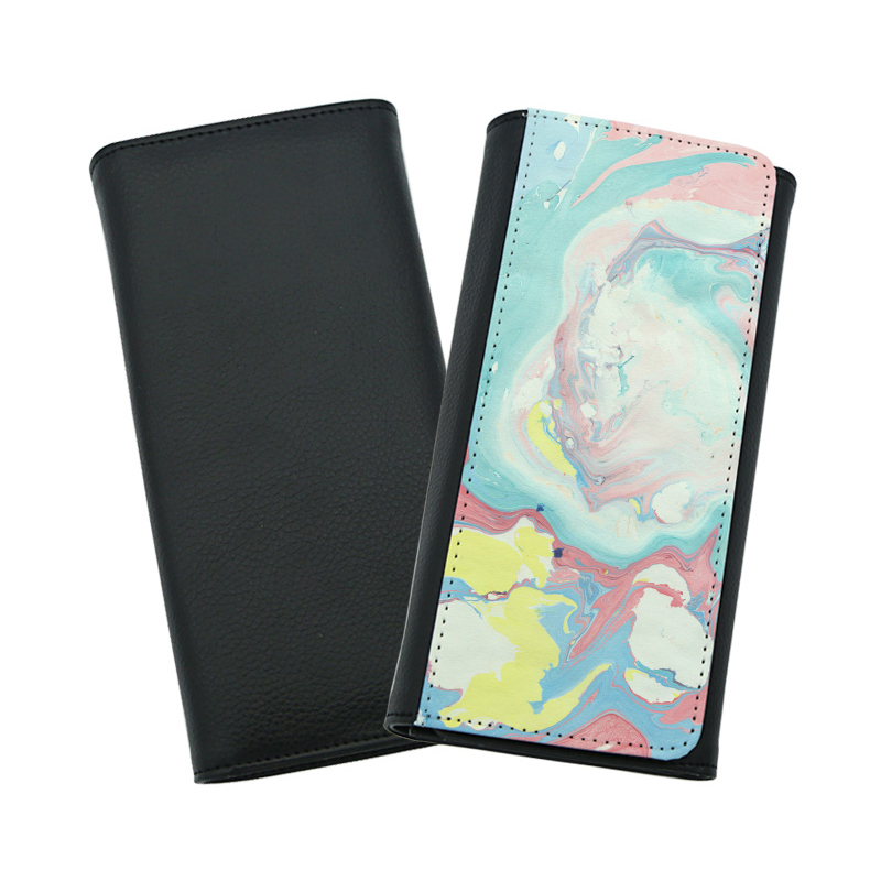 Portofel din piele cu sublimare trifold Portofel din piele cu sublimare trifold