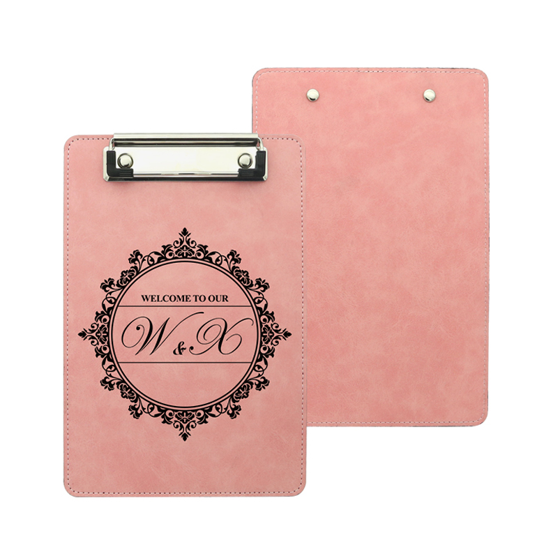 Clipboard sublimare din piele PU cu clip metalic - A5 Clipboard sublimare din piele PU cu clip metalic - A5
