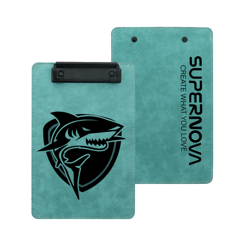 Clipboard sublimare din piele PU cu clip metalic - A4 Clipboard sublimare din piele PU cu clip metalic - A4