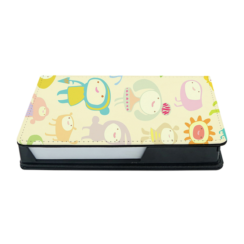 Cutie de note lipicioase din piele pentru sublimare - dreptunghi